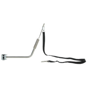 PawHut Fahrradleine für Hunde, Hunde Fahrradleine mit Stoßdämpfern, verstellbarem Gurt, abnehmbarem Schnellverschluss Flexible Fahrrad Hundeleine für Training, Joggen, Radfahren, Silber+Schwarz Aosom