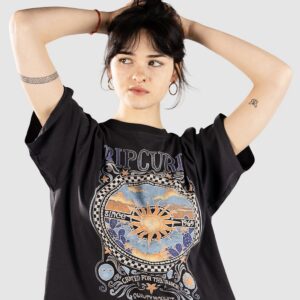 Rip Curl Luna Heritage T-Shirt washed black