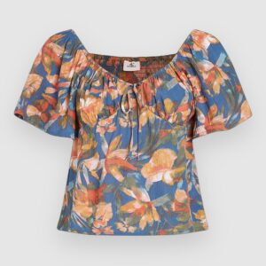 O'Neill Hughes Woven T-Shirt blue painted tropics