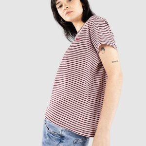 Levi's Perfect T-Shirt anita stripe zinfadel