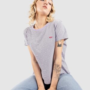 Levi's Perfect T-Shirt collegiate stripe h lilac