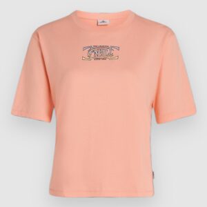 O'Neill Summer Musthaves Back Print T-Shirt coral pop