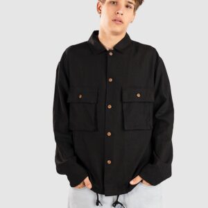 Anerkjendt Akotto Cot-Linen-Vis Overshirt Jacke caviar