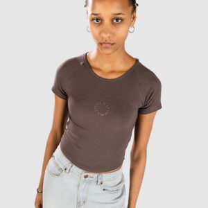 Blue Tomato Ribbed Baby T-Shirt charcoal
