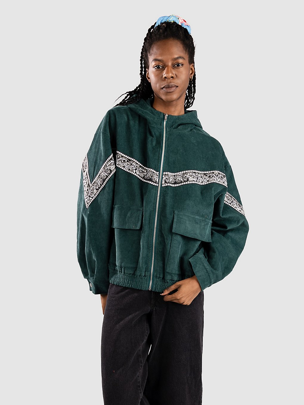 Blue Tomato Trim Cord Jacke green