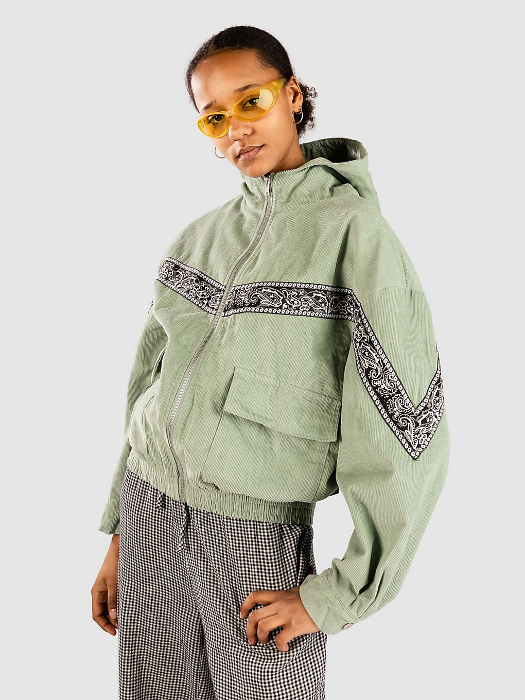 Blue Tomato Trim Cord Jacke mint green