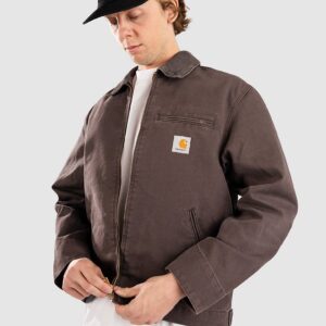 Carhartt WIP Detroit Jacke shale stone canvas