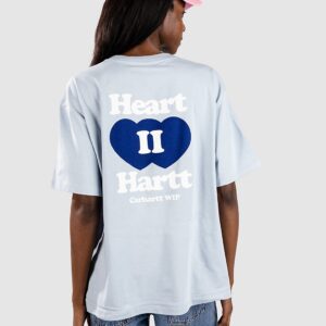 Carhartt WIP Heart II Hartt T-Shirt blue fog