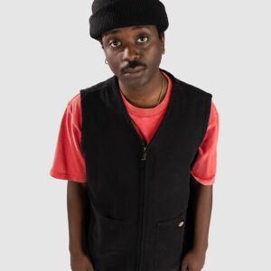 Dickies Canvas Summer Vest Jacke black