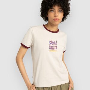 Element Second Nature Ringer T-Shirt oat milk
