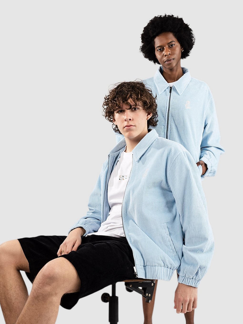 Ementa SB Ikon Cord Jacke sky blue