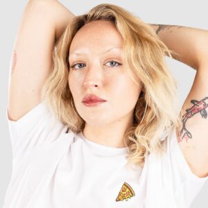 Iriedaily Pizza Love T-Shirt white