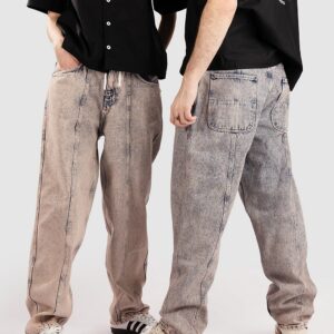 Jacker 3 Stripes Dyed Denim Jeans grey