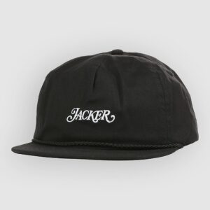 Jacker Classic Snapback 5 Panel Cap black