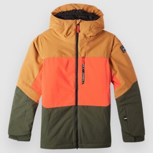 O'Neill Carbonite Kids Jacke rich caramel colour block