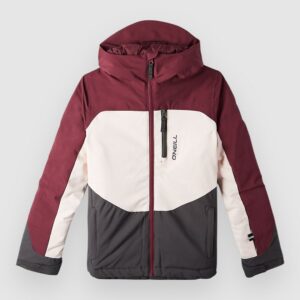 O'Neill Carbonite Kids Jacke windsor wine colour block