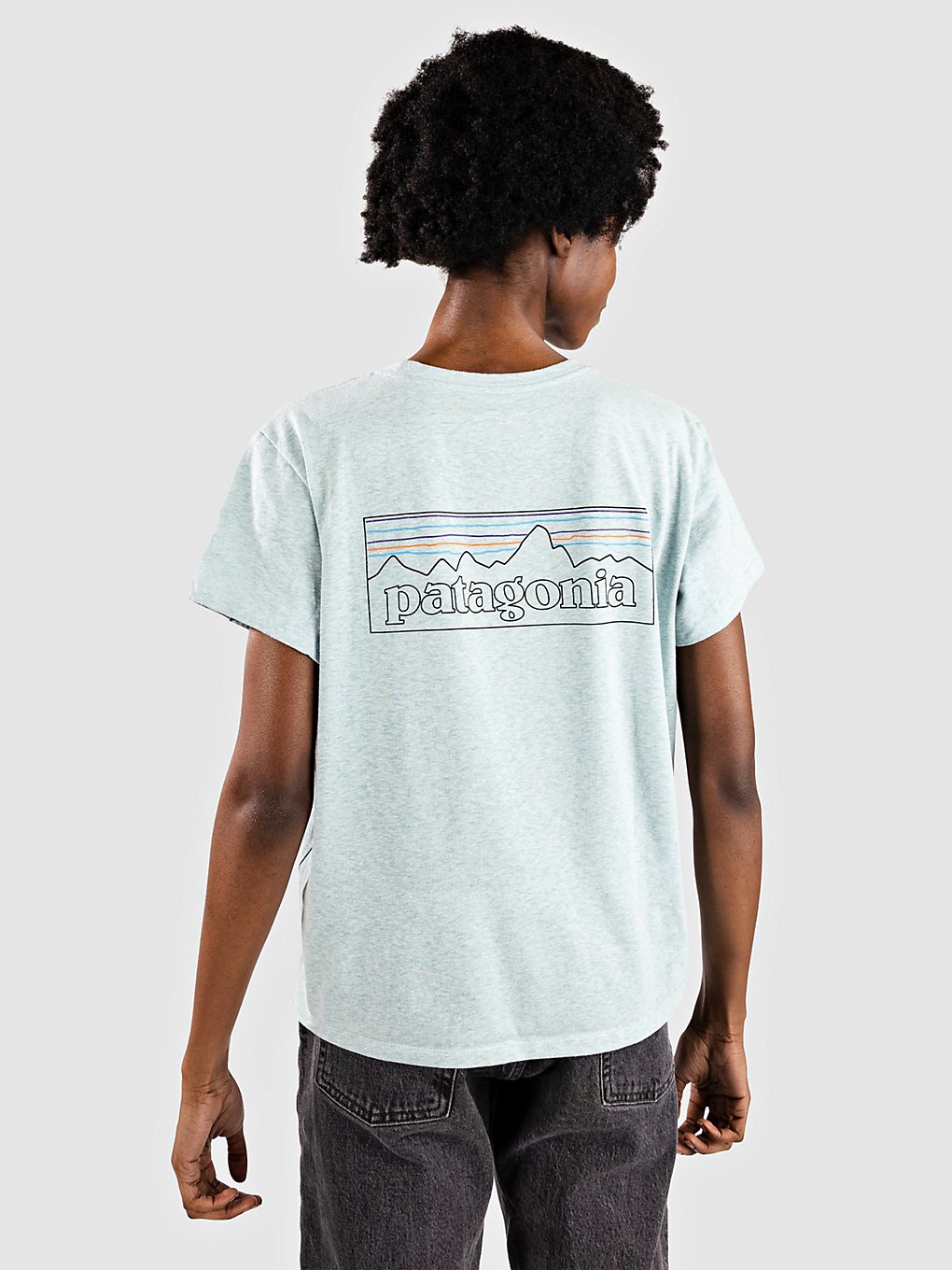 Patagonia P-6 Logo Responsibili T-Shirt virtually blue