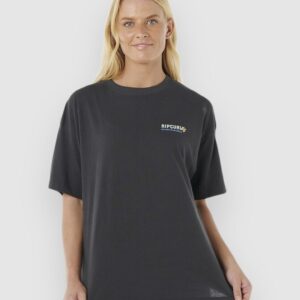 Rip Curl Summer Heritage T-Shirt washed black