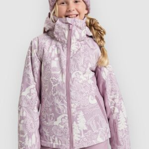 Roxy Free Jet Kids Jacke discreet mauve winterland