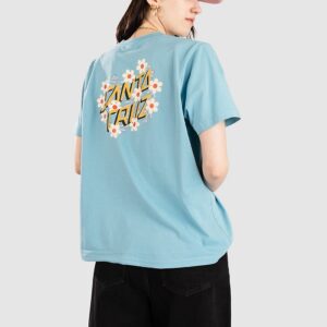 Santa Cruz Boho Floral Dot T-Shirt norse blue