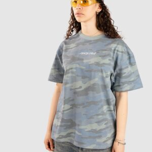 Santa Cruz Strip Emb T-Shirt blue camo