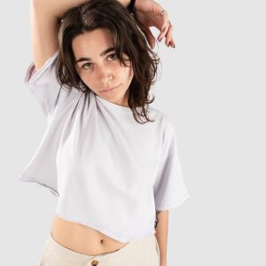 Vans Relaxed Crop Wash T-Shirt evening haze