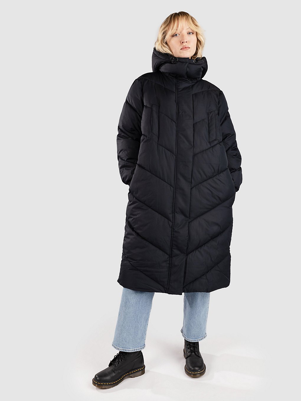Volcom Alldaylong Puffer Jacke black