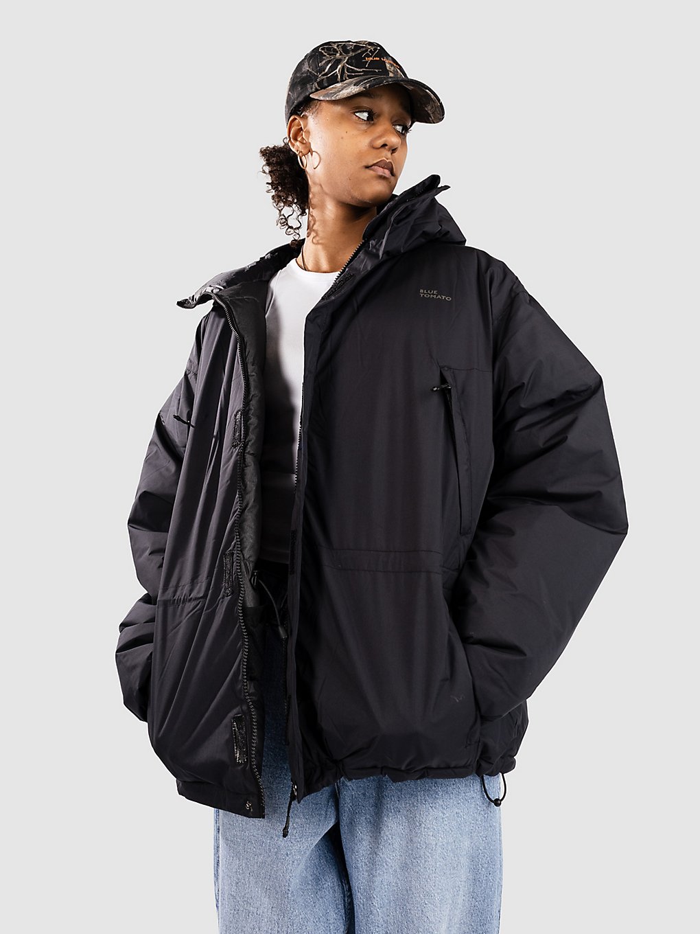 Blue Tomato DOMICCI-BT Oversized Puffy Jacke black