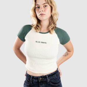 Blue Tomato Minimal U-Logo Raglan T-Shirt dark green