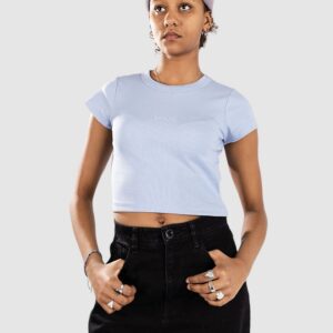 Element Lowcase Crop T-Shirt blue heron