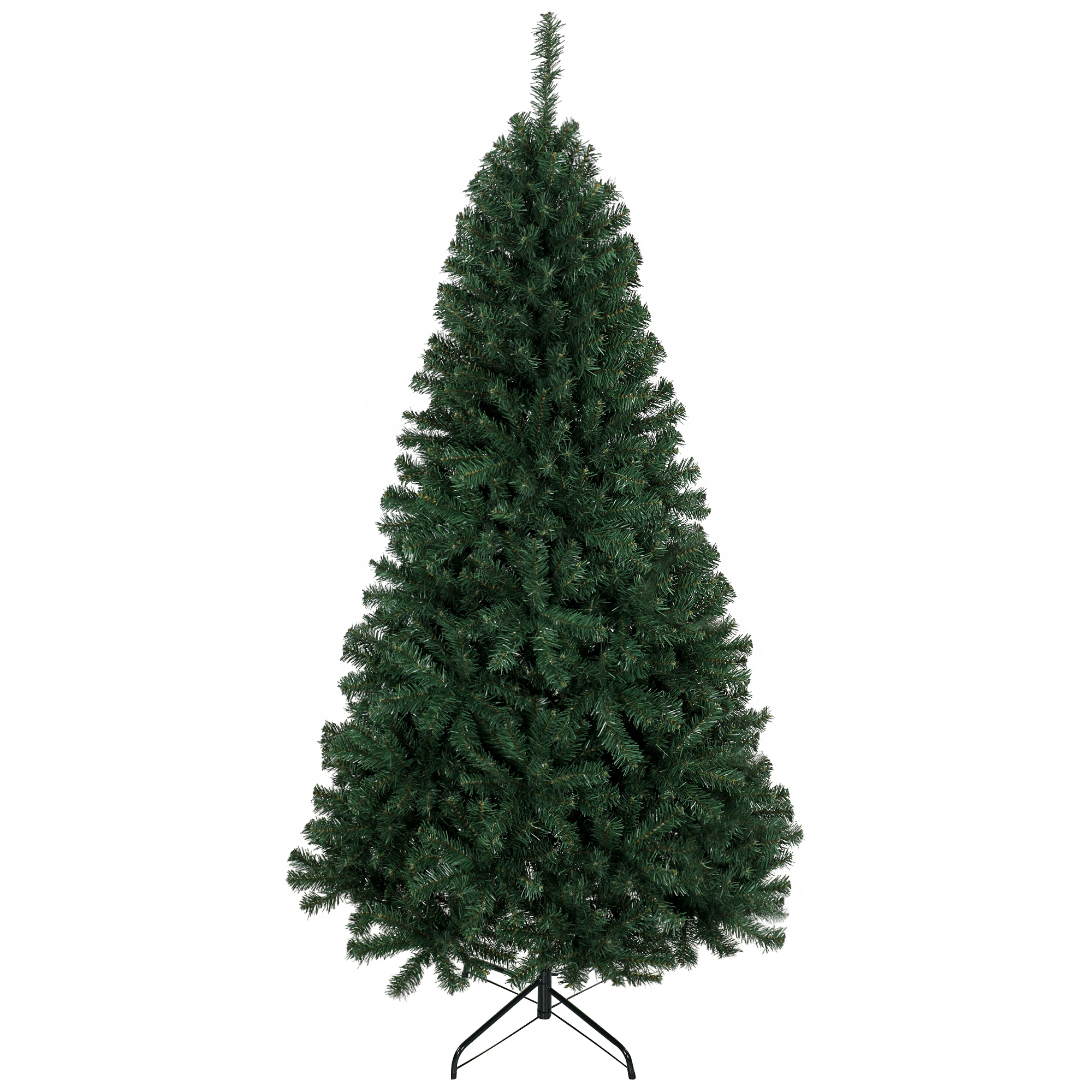 HOMCOM Künstlicher Weihnachtsbaum Ø98x195 cm, Fichte mit 1000 formbaren Zweigen, klappbarer Standfuß, einfach aufzubauen, Dekoration für Zuhause, Büro, Feier Aosom