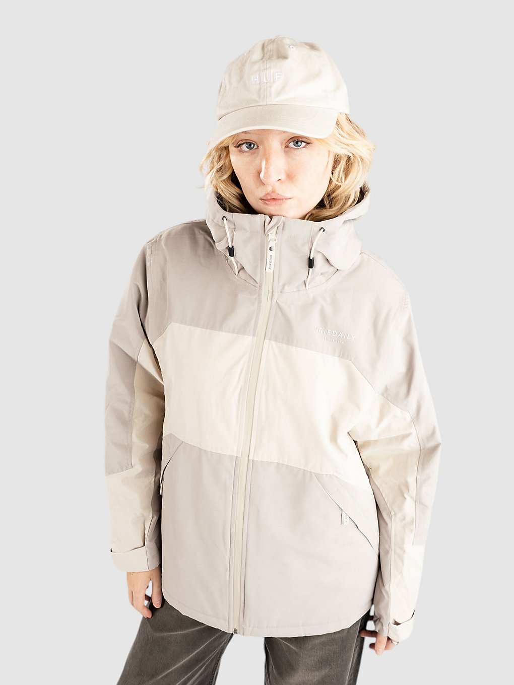 Iriedaily Kat Hooded Jacke beige
