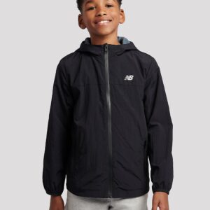 New Balance Athletics Woven Mesh Lined Kids Jacke nb caviar