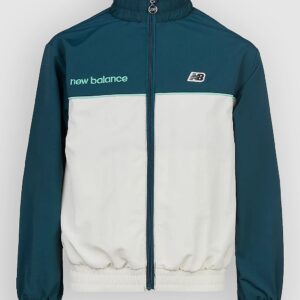 New Balance Premium Sports Zip Thru Funnel Kids Jacke medusa green