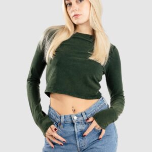 Ninth Hall Fundamental Estie T-Shirt dark green
