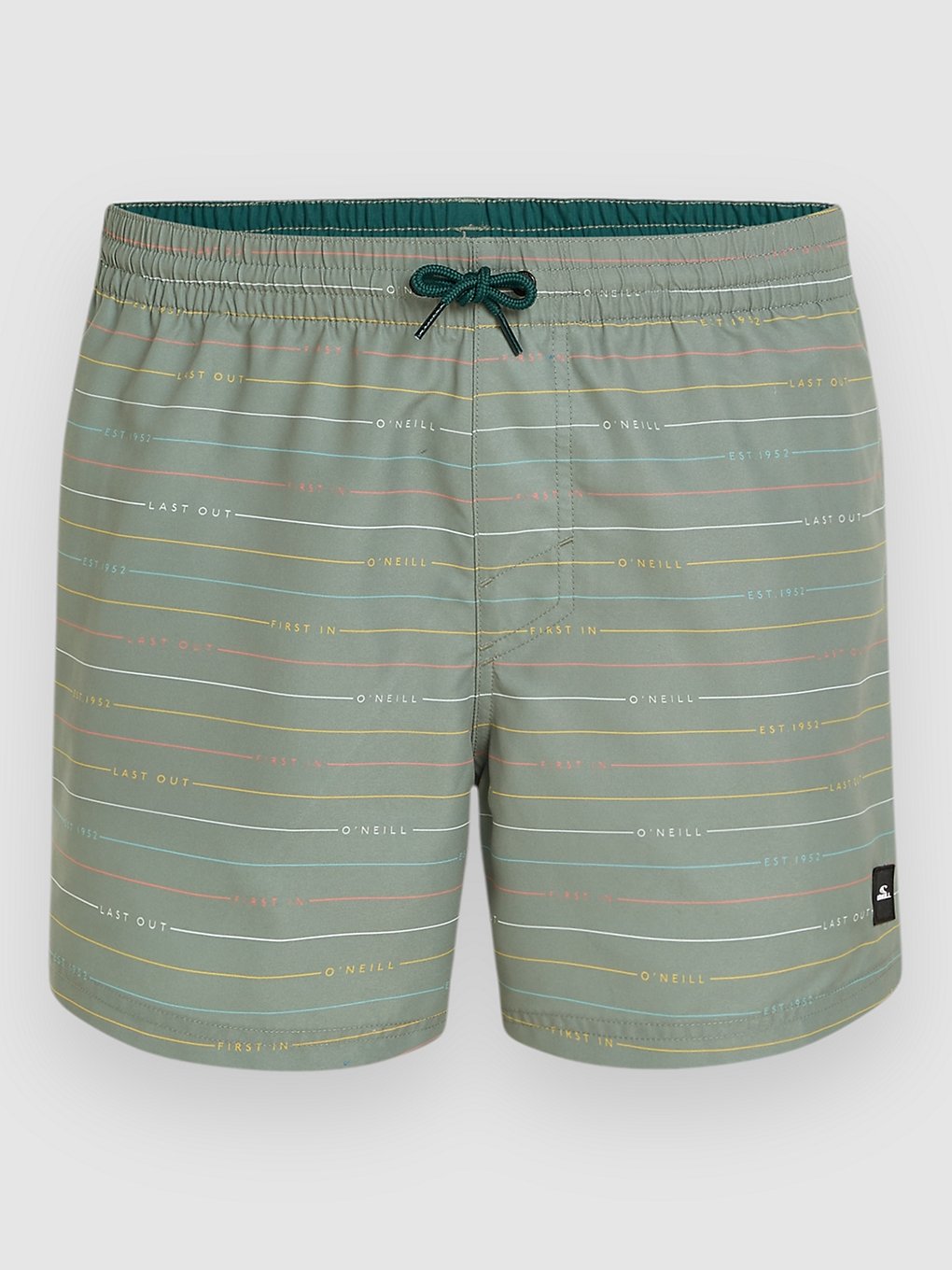 O'Neill Jack Cali First 15'' Boardshorts green first name stripe