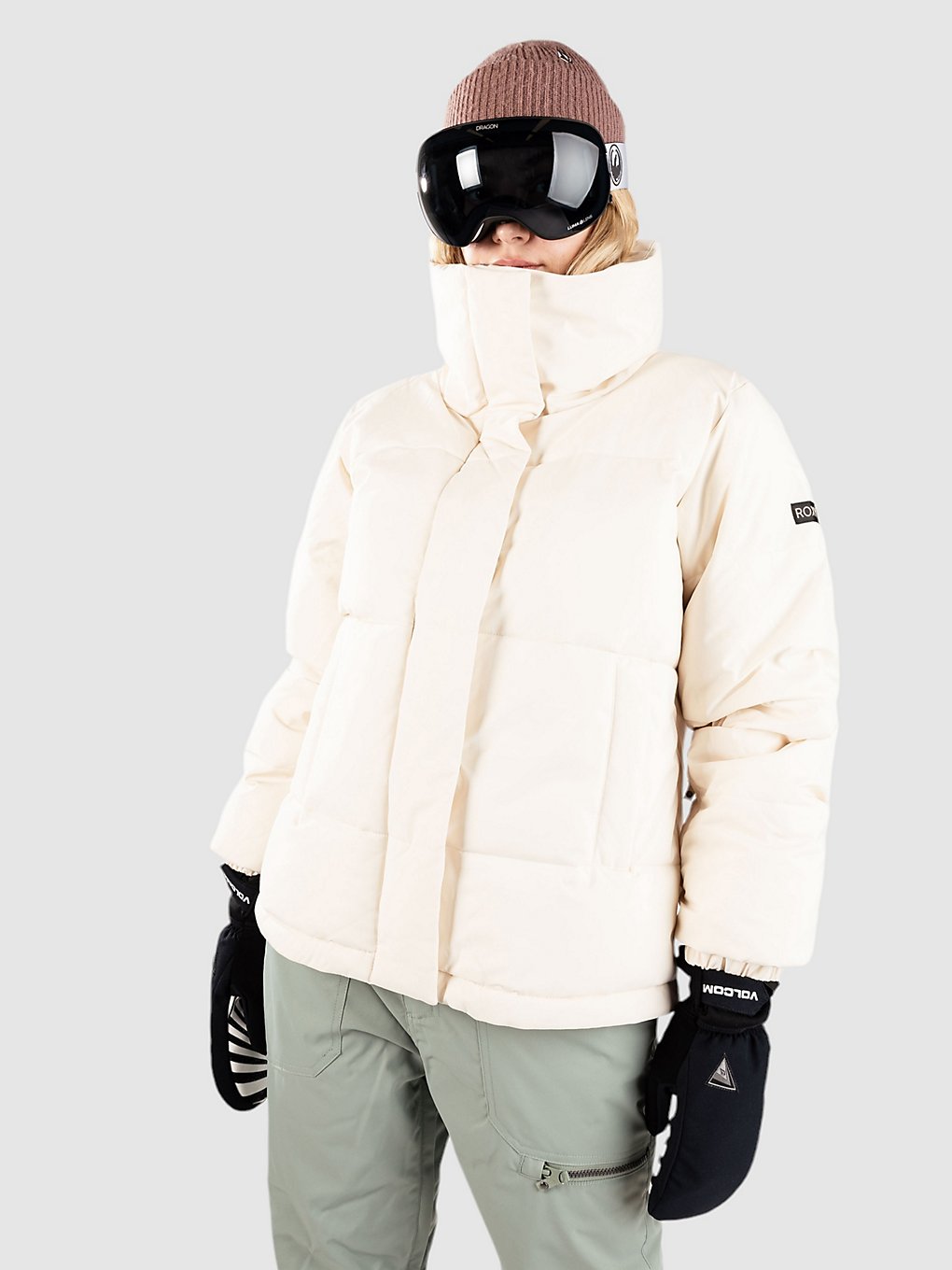Roxy Snow Winter Rebel Jacke buttercream