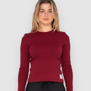 Rusty Essentials Ribbed T-Shirt rhubarb
