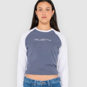 Rusty Tekky Raglan Skimmer T-Shirt china blue