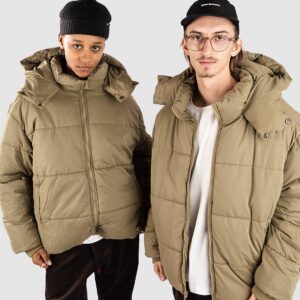 Urban Classics Puffer with Flap Hood Jacke tiniolive
