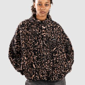 Volcom Wylding Out Sherpa-Jacke animal print